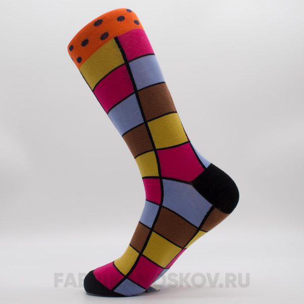 Длинные мужские носки "Диско"